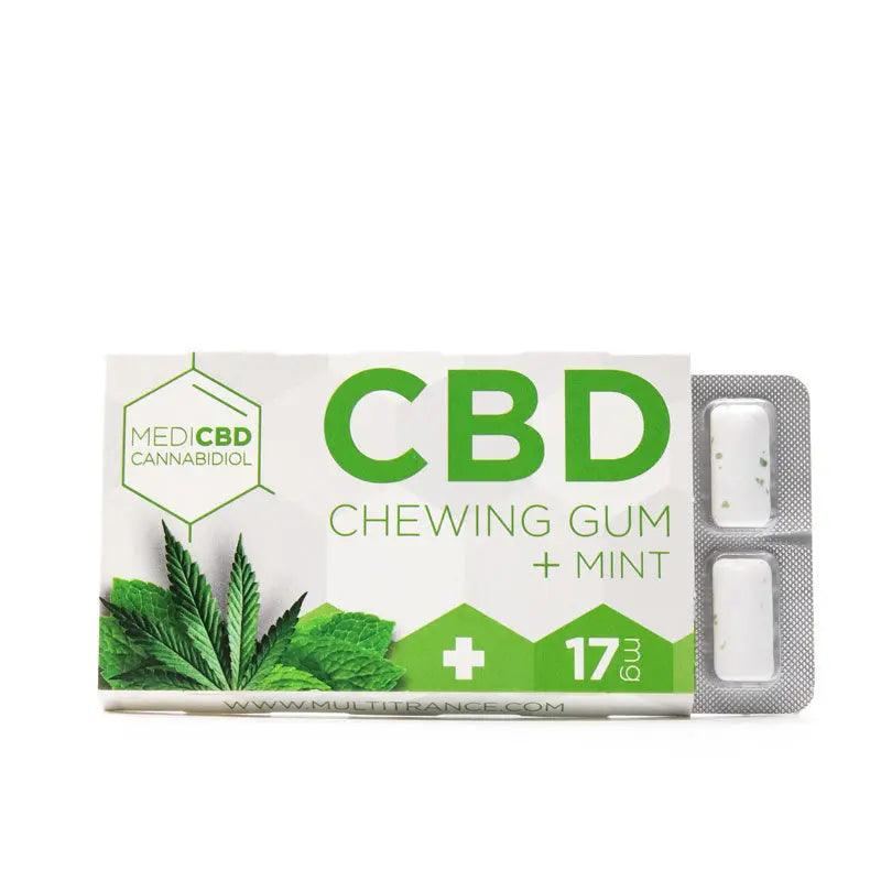 Chewing-Gum CBD 17mg Menthe - Mon Petit Herbier