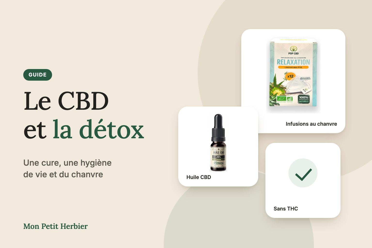 Le CBD et la détox : infusions au chanvre, huile CBD sans THC