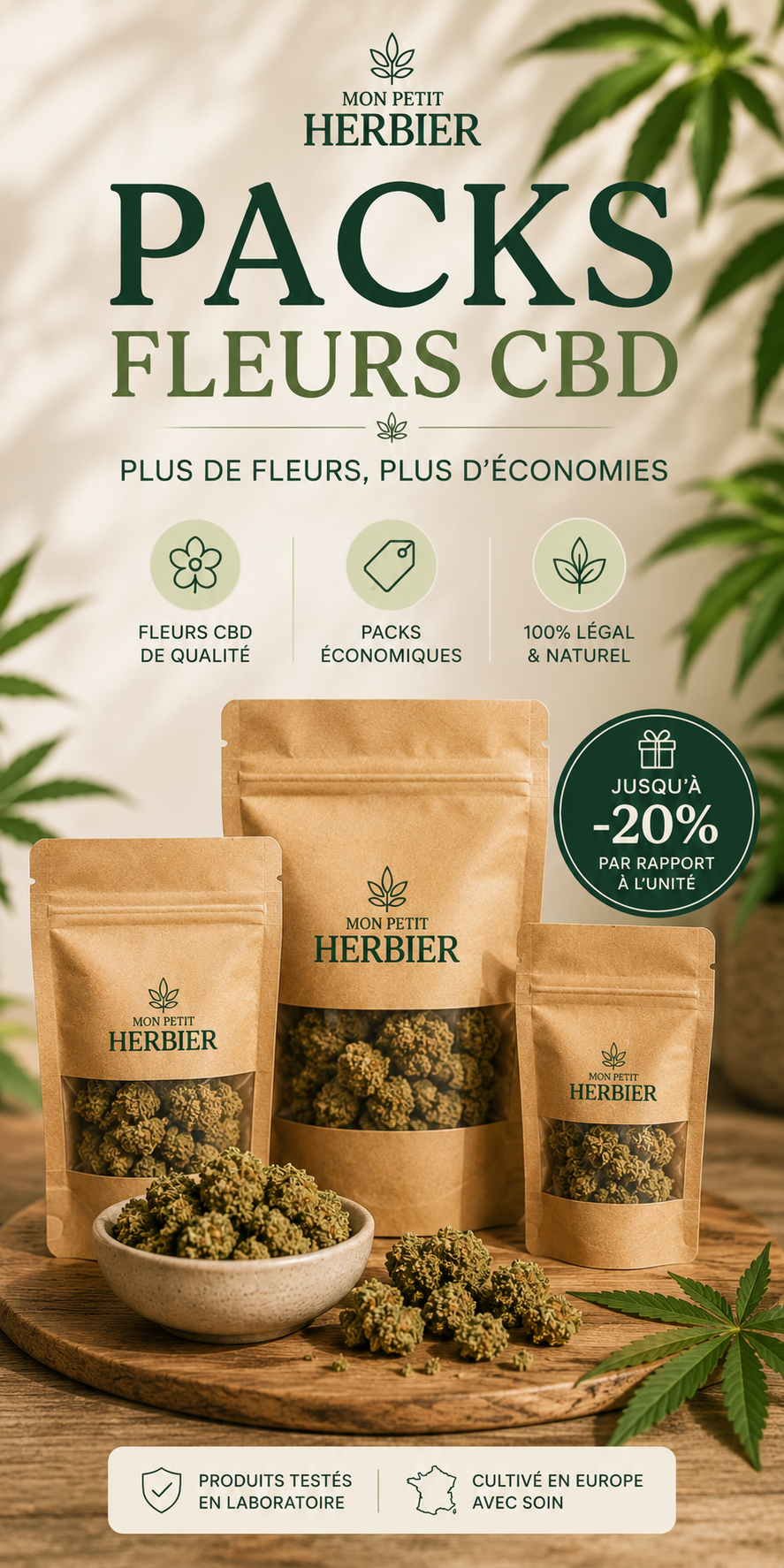 Packs Fleurs CBD