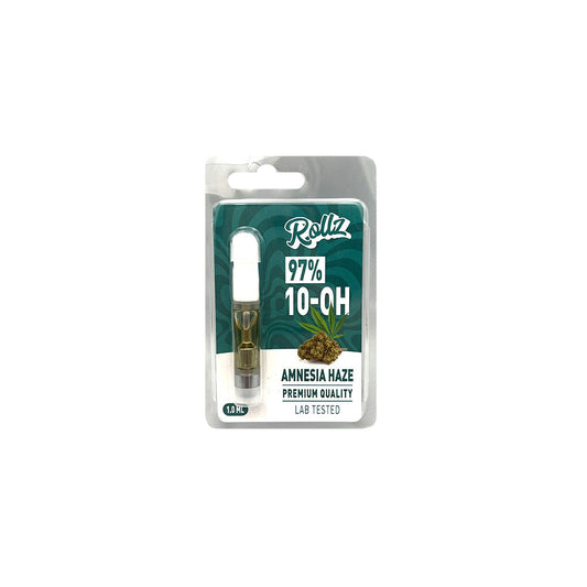 Cartouche 10-OH Amnesia Haze Rollz 1ml aux notes citronnées et herbacées compatible batterie 510 - Mon Petit Herbier