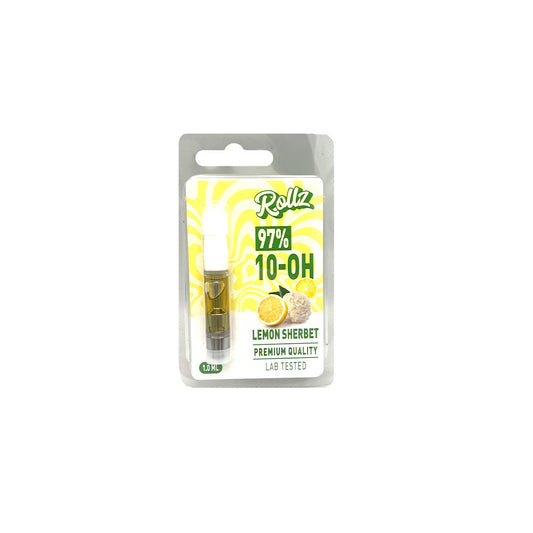Cartouche 10-OH Lemon Sherbet Rollz 1ml saveur citronnée compatible batterie 510 - Mon Petit Herbier