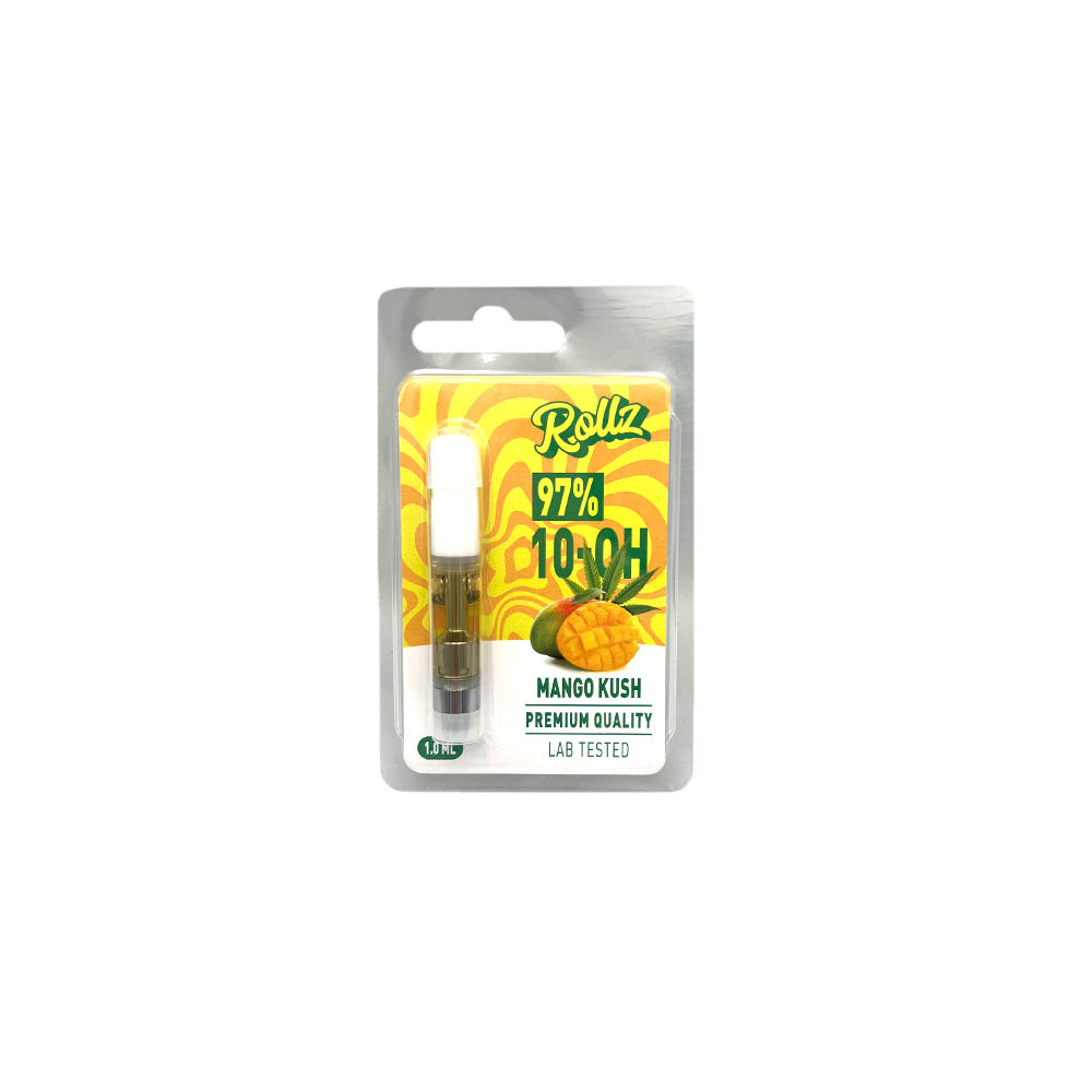 Cartouche 10-OH Mango Kush Rollz 1ml aux notes de mangue et kush compatible batterie 510 - Mon Petit Herbier