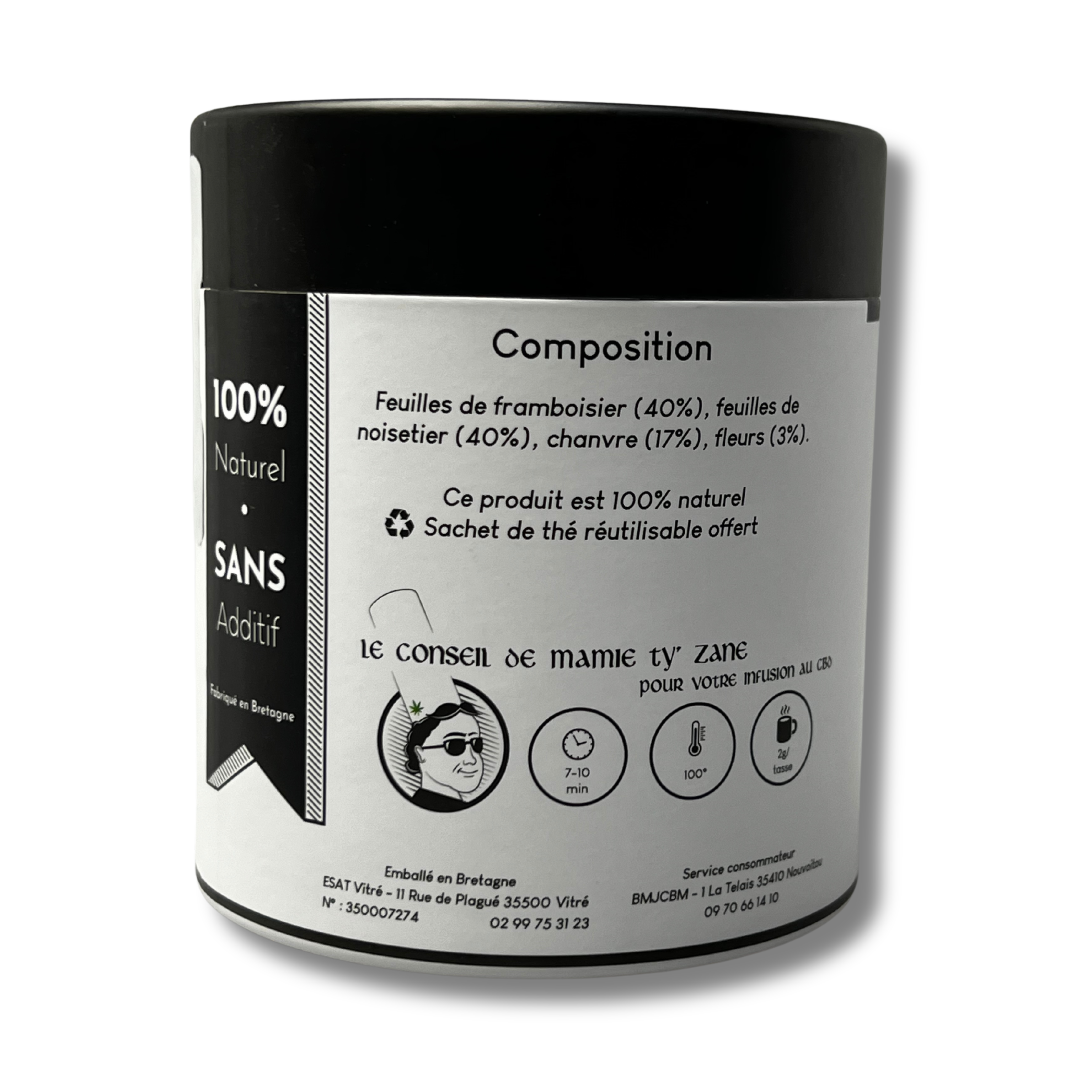 Composition Substitut de tabac - Alternactiv - Mon Petit Herbier