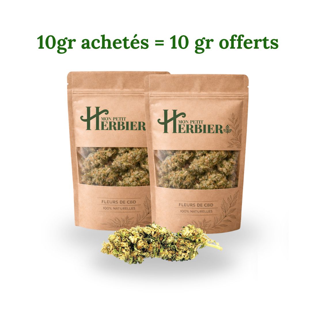 Offre 20gr 💥 Fleur CBD White CBG - Outdoor