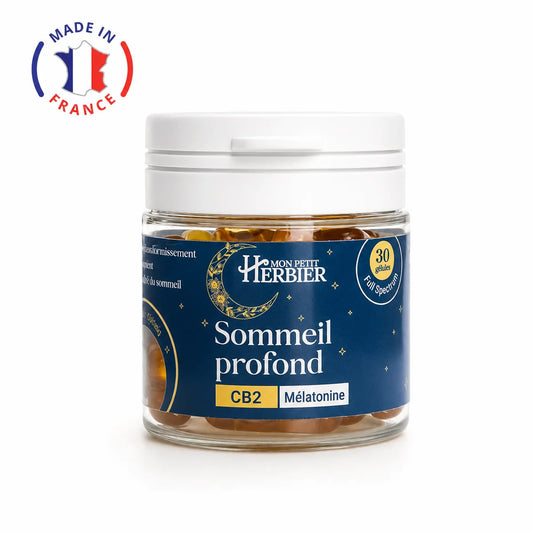 Gélules CB2 Sommeil Profond, pot de gélules – Mon Petit Herbier