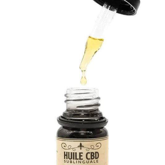 Pipette avec goute d'huile CBD Synergie Plus 40% - Shava Sana - Mon Petit Herbier