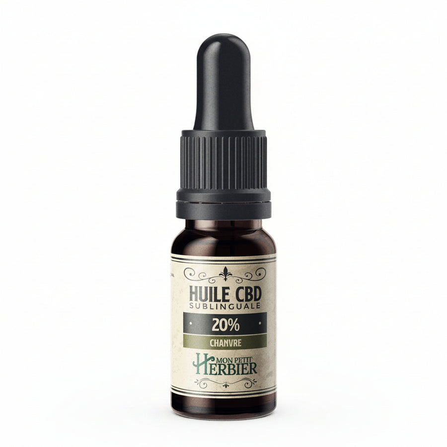Huile CBD 20% Chanvre - Mon Petit Herbier