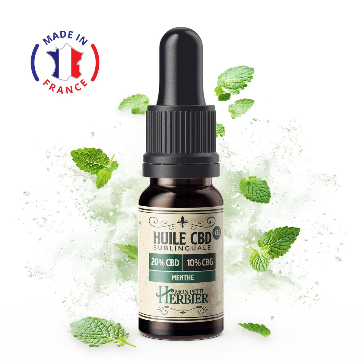 Huile CBD 30% Menthe - Mon Petit Herbier