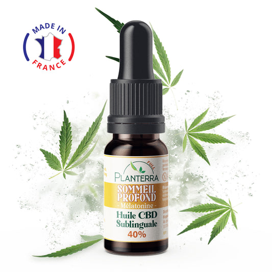 Huile CBD 40% Sommeil profond - Planterra - Mon Petit Herbier
