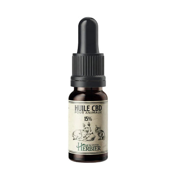Huile CBD Pour Animaux 15 % – Mon Petit Herbier