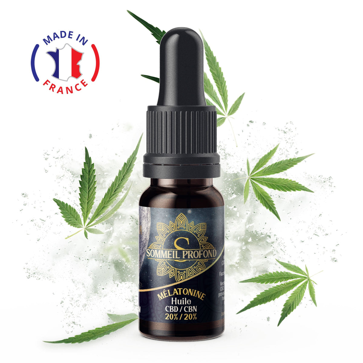 Huile CBD Sommeil Profond 40% - Shava Sana - Mon Petit Herbier