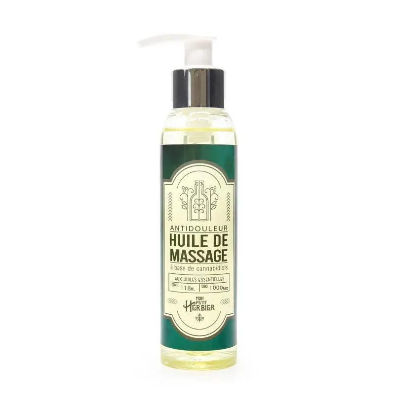 Huile de massage CBD Antidouleur 1000mg 118ml - Mon Petit Herbier