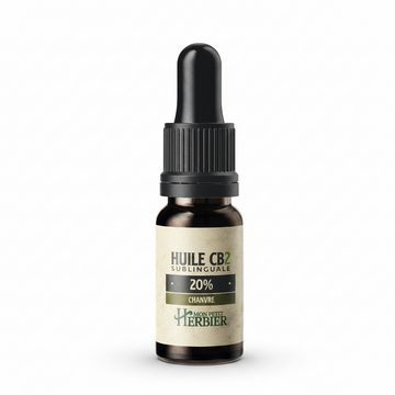 Huile CB2 20% Chanvre, flacon compte-gouttes – Mon Petit Herbier