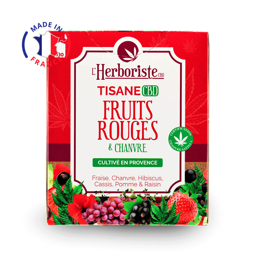 Infusettes CBD Fruits Rouges - Tisane - L'Herboriste - Mon Petit Herbier