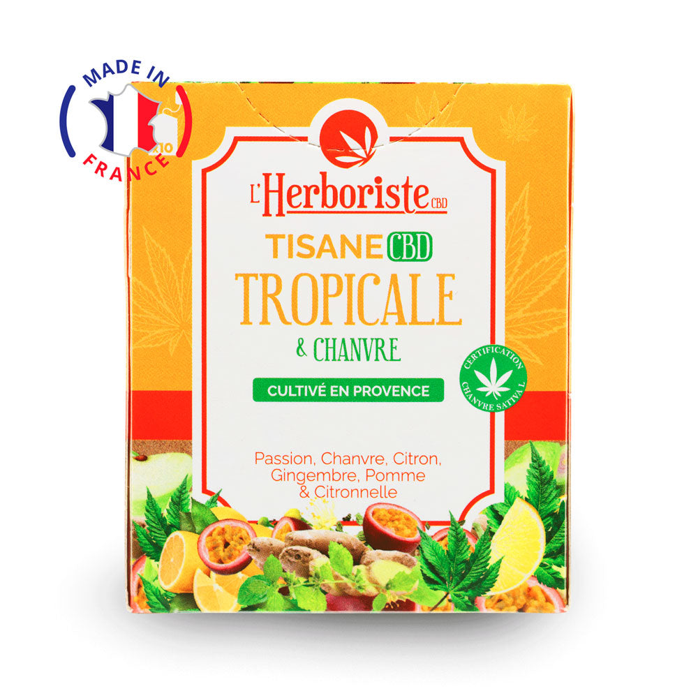 Infusettes CBD Tropicale - Tisane - L'Herboriste - Mon Petit Herbier