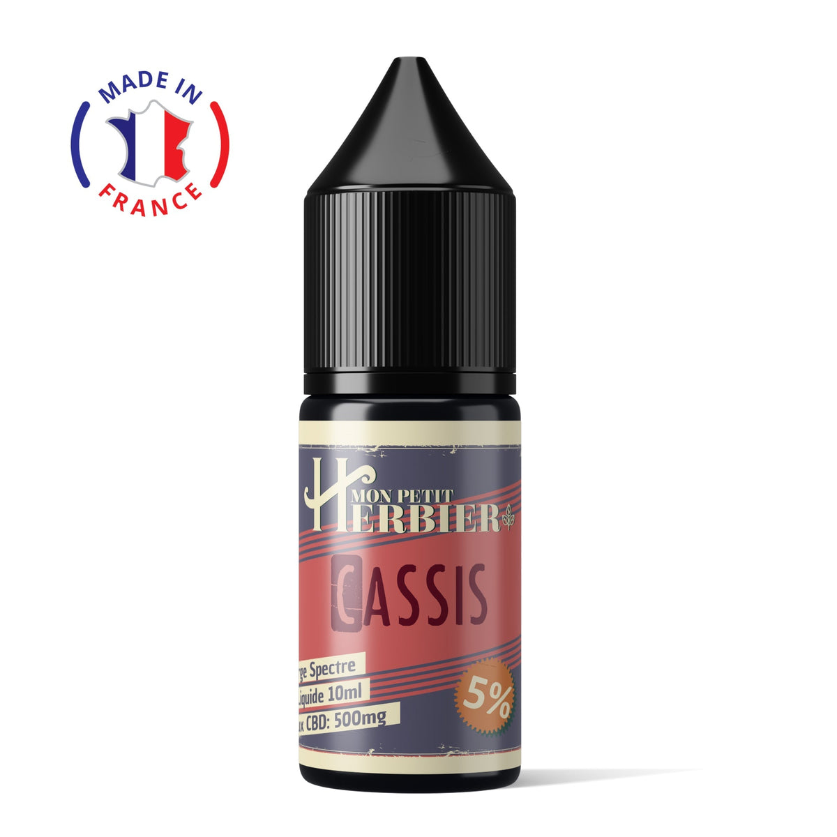E-liquide CBD Cassis 5% - Mon Petit Herbier