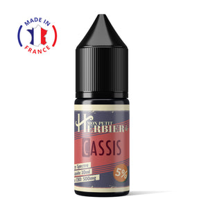 Thumbnail E-liquide CBD Cassis 5% bouteille décapuchonné - Mon Petit Herbier 