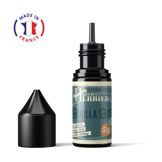E-liquide CBD Gorilla Glue 5% bouteille décapuchonné - Mon Petit Herbier
