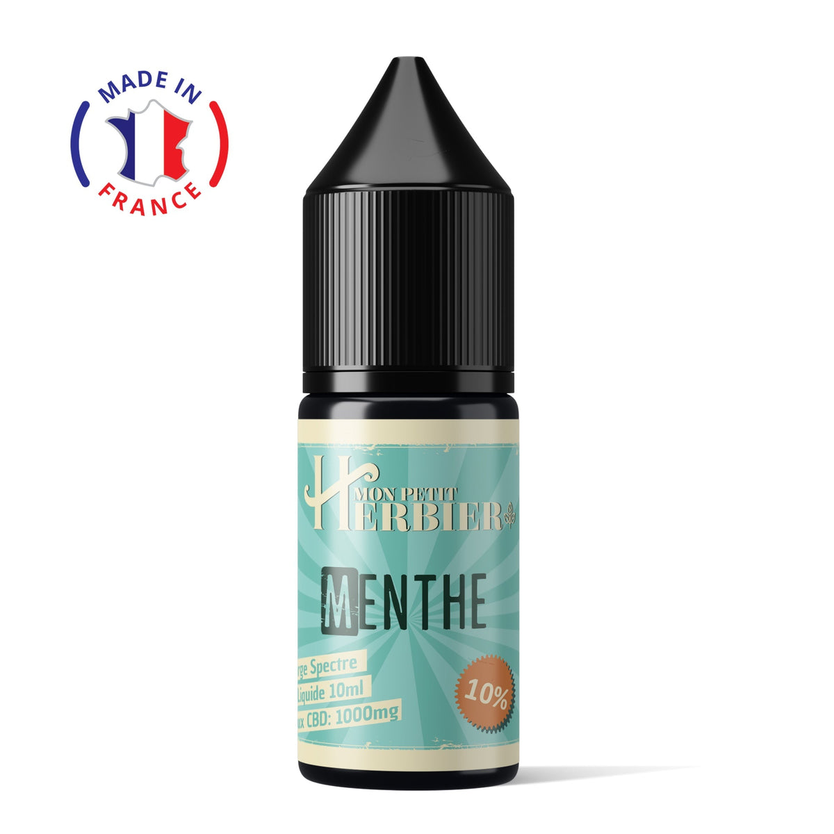 E-liquide CBD Menthe 10% - Mon Petit Herbier