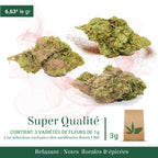 Pack Fleurs CBD - Super Qualité (3 grammes)
