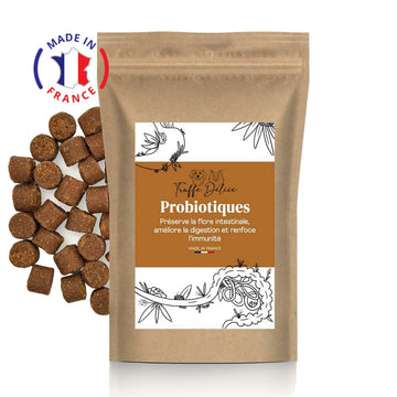 Probiotiques pour Chiens - Truffe délice, sachet et bouchées