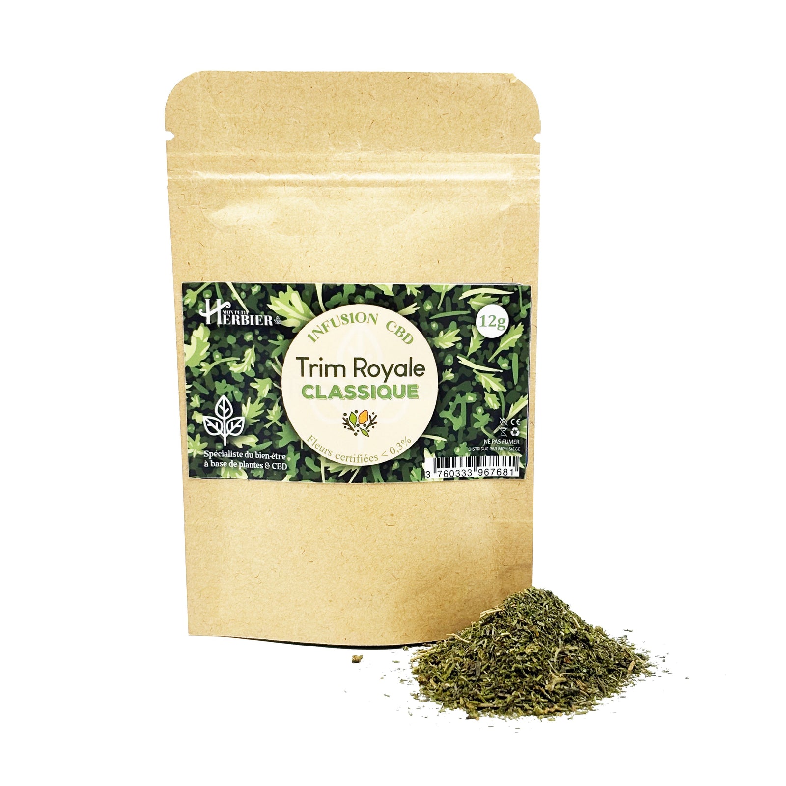 Trim CBD Royale Classique 25g - Mon Petit Herbier