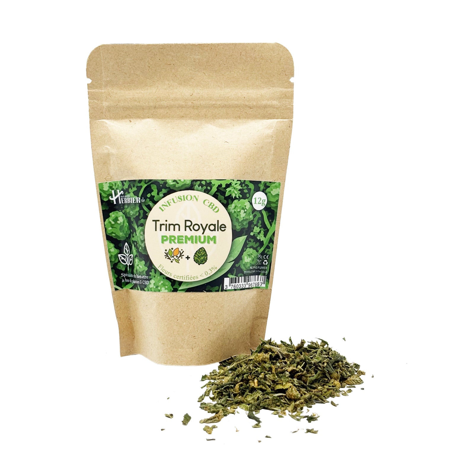 Trim CBD Royale Premium 25g - Mon Petit Herbier