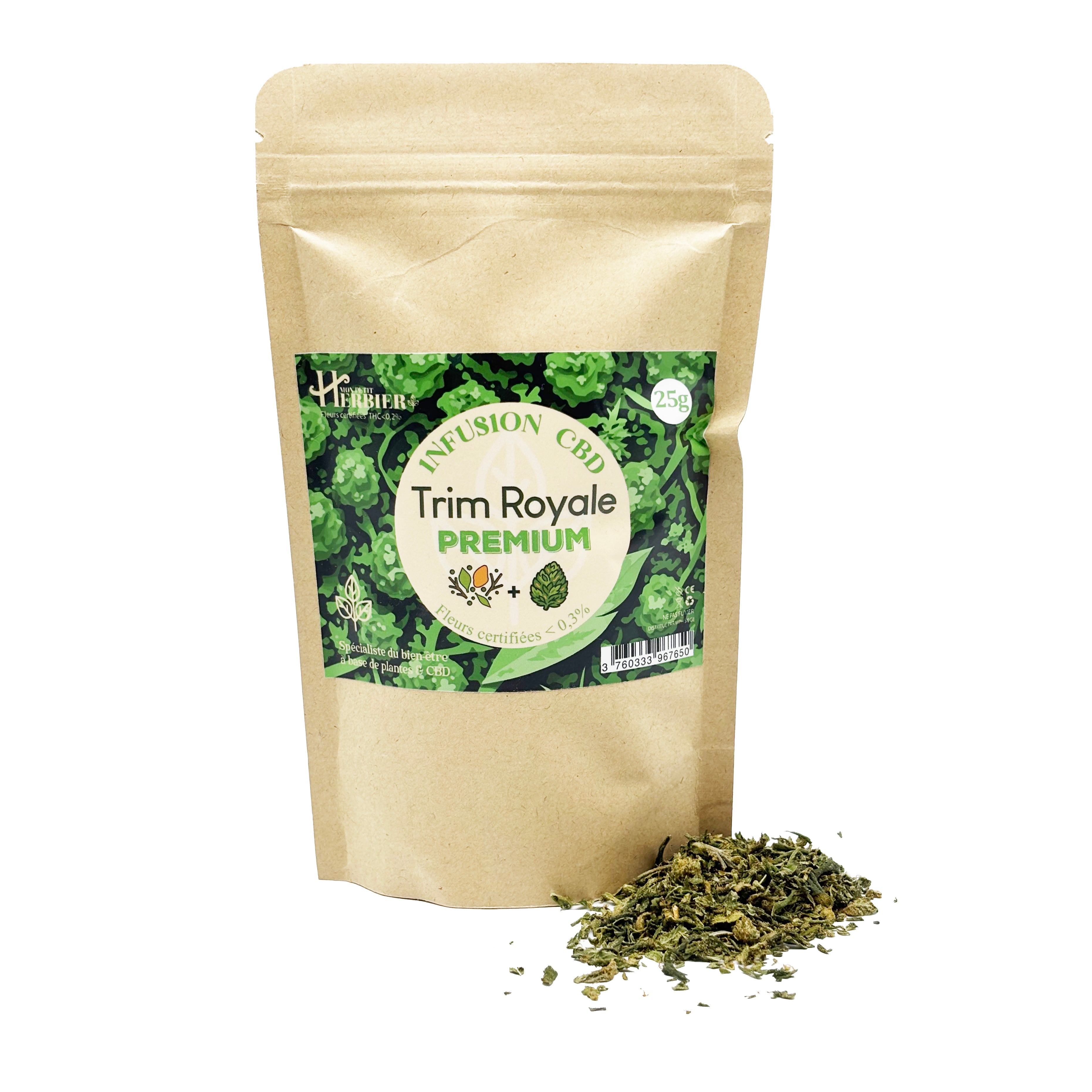 Trim CBD Royale Premium 25g - Mon Petit Herbier