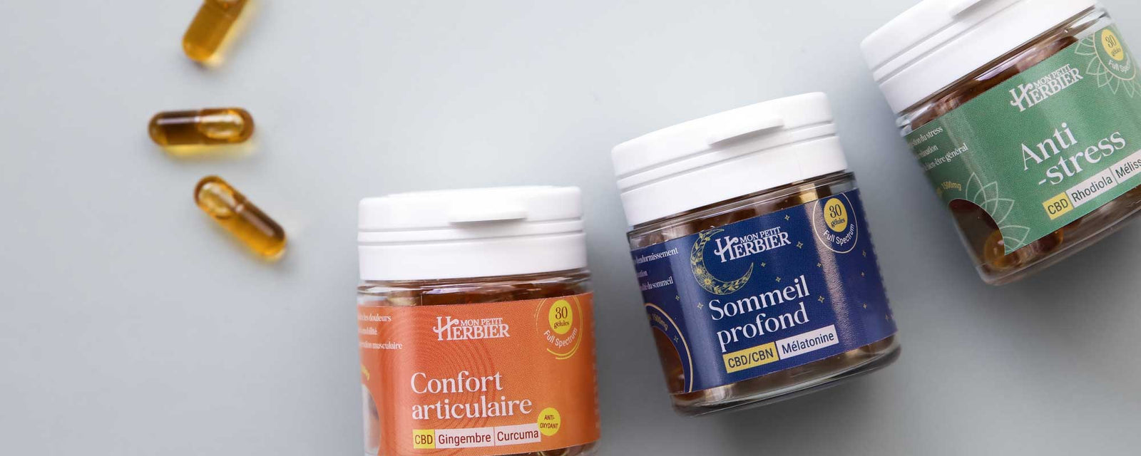 Slider nouvelles gélules CBD - Mon Petit Herbier