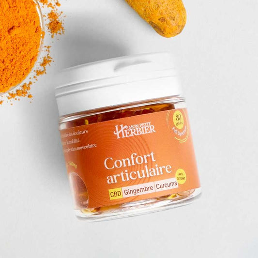 Gélules CBD Confort articulaire - Mon Petit Herbier